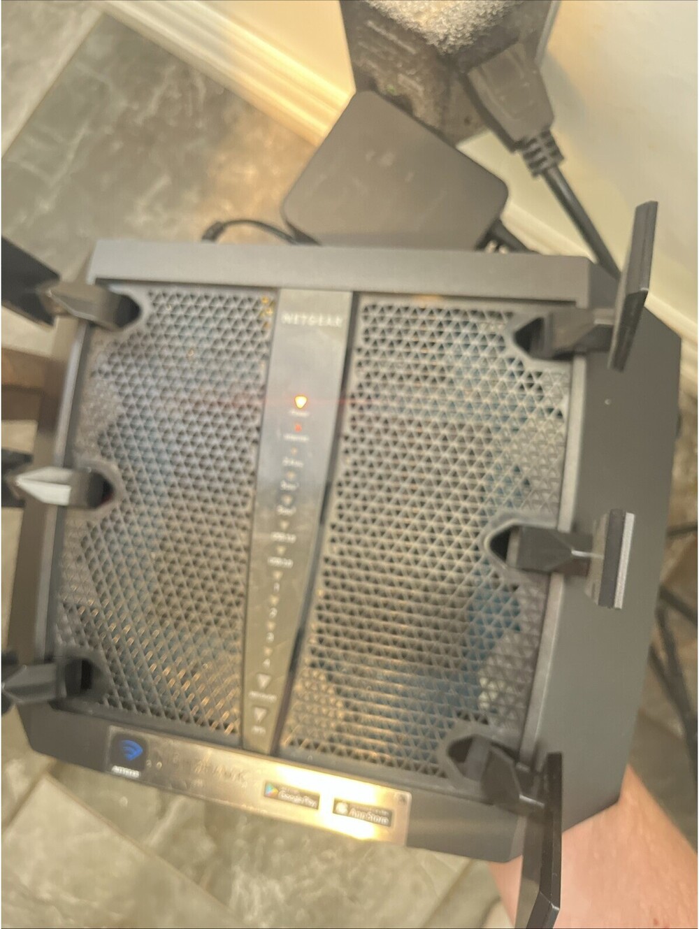 NETGEAR Nighthawk X6 Ac3200 Tri-Band WiFi Router Model R8000 - Power Tested - Picture 5 of 5